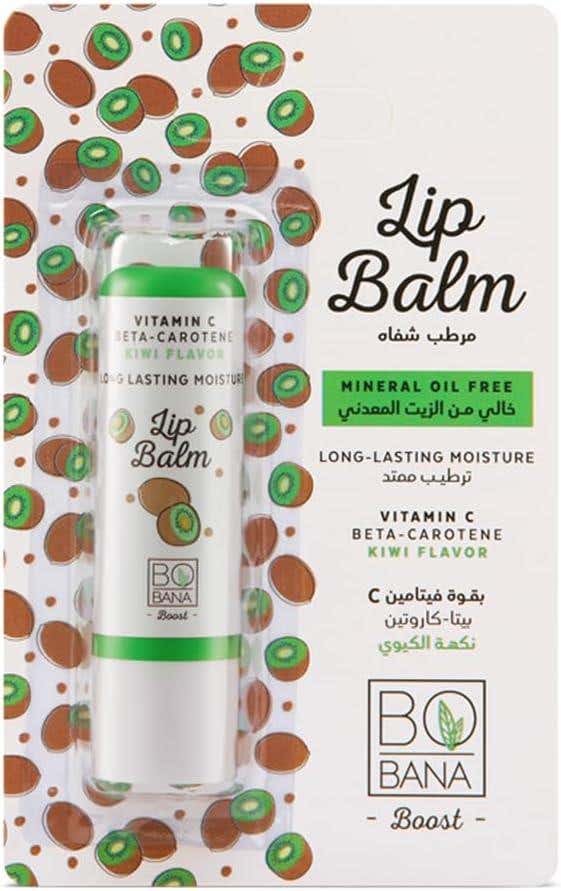 Bobana Lip Balm Kiwi Flavor, for Women