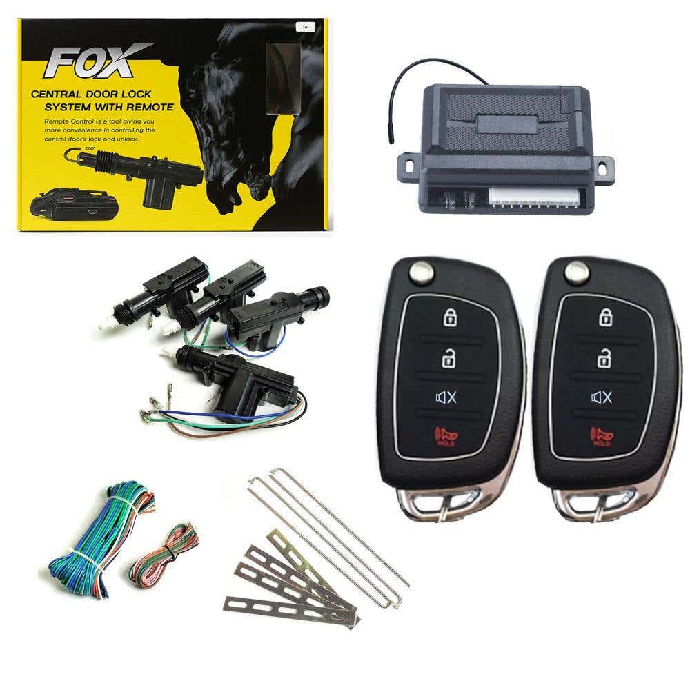 FOX Remote Central Lock System, Y210-4 - Black