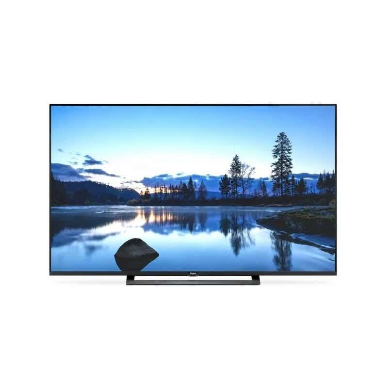 Haier H43S80GFX 43 Inch Frameless Smart TV , FHD Built-In Receiver - Black