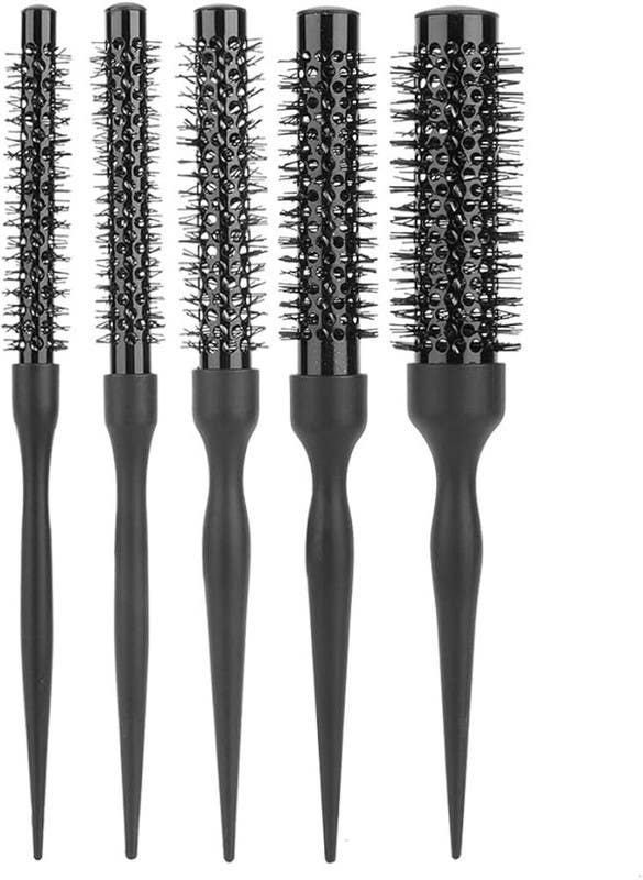 Hair Dryer Brush, 5 Pieces - Black