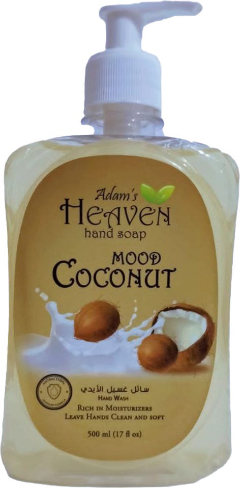 Adam's Heaven Hand Wash Gel with Coconut Scent - 500 ml