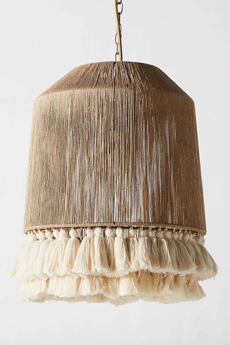 Ceiling chandelier, 35x35x28 cm, One Piece - Beige