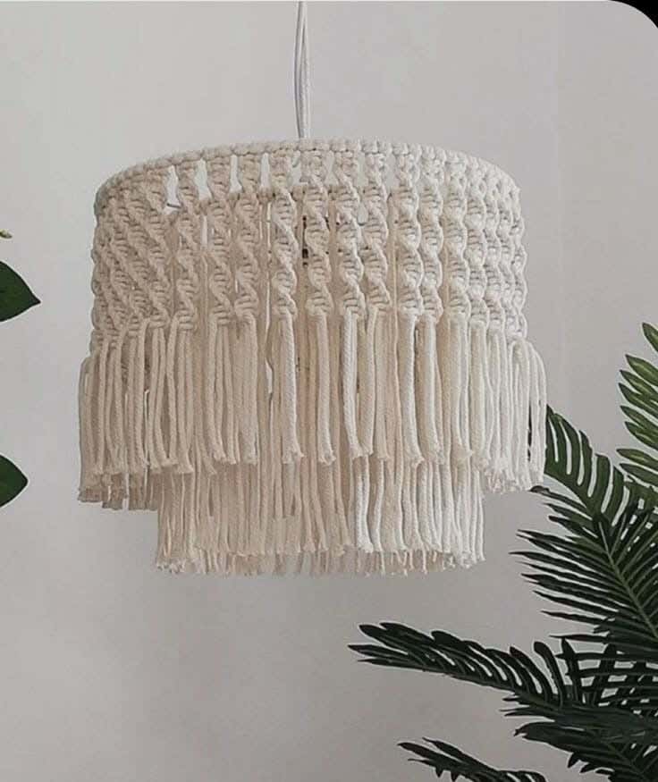 Ceiling chandelier, 50x50x40 cm, One Piece - Off White