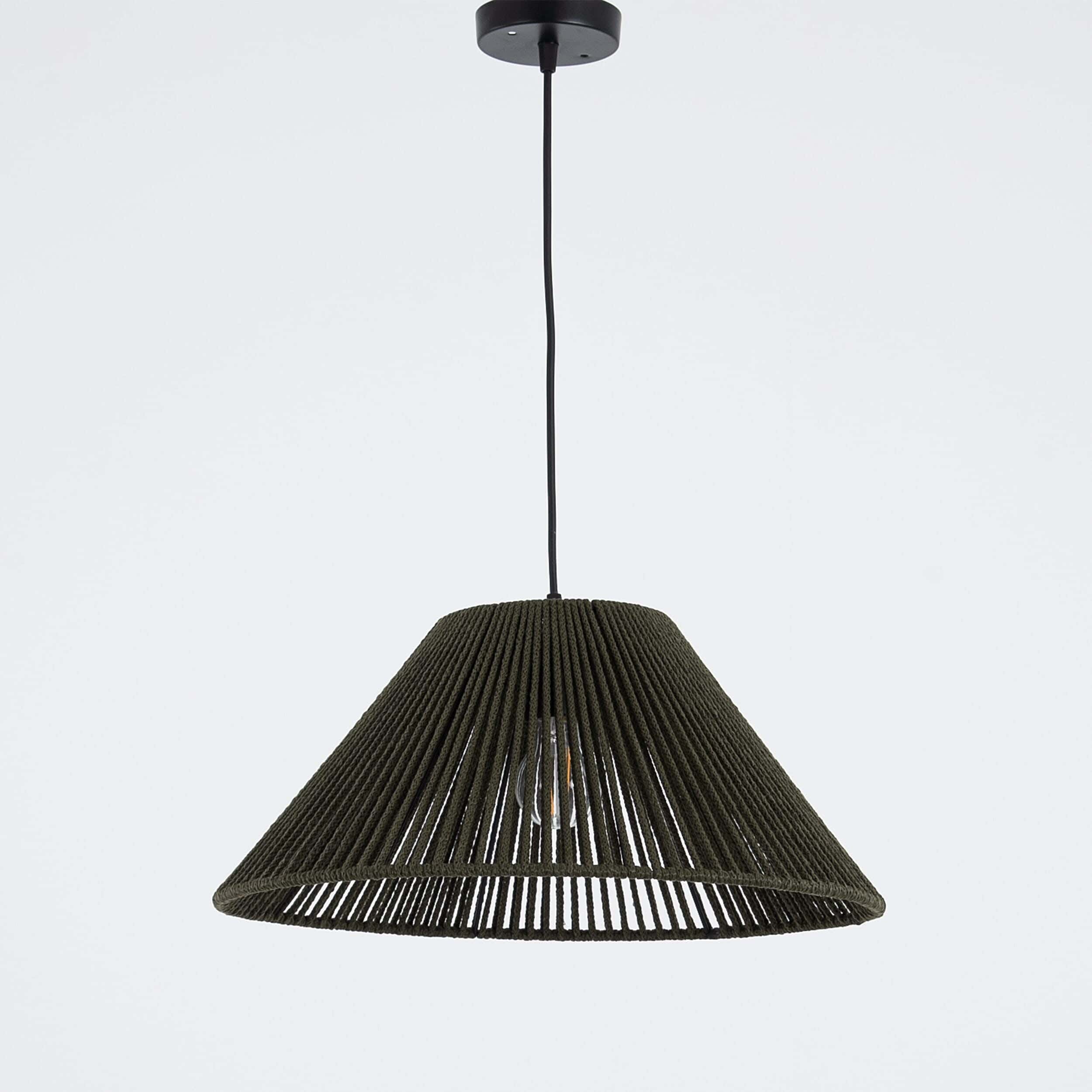 Ceiling chandelier, 28x28x35 cm, One Piece - Brown