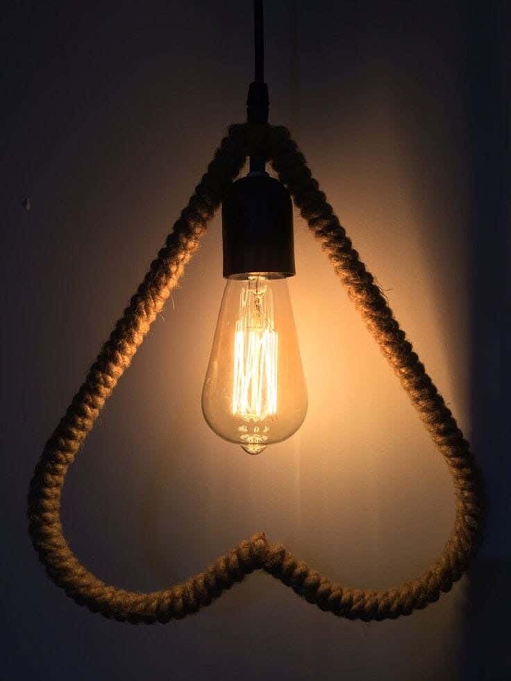 Ceiling chandelier, 40x40x30 cm, One Piece - Beige