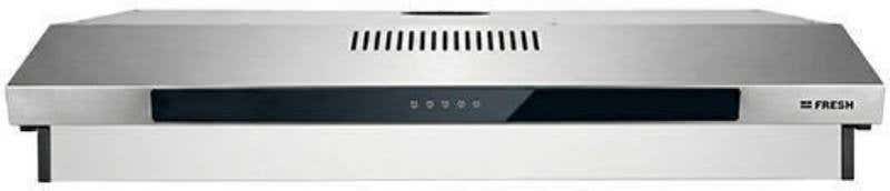 Fresh HB01-03TR Built-in Cooker Hood, Classic, 90 cm, 2 Motors, 3 Speeds - Silver