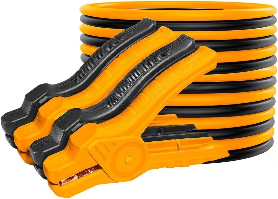 INGCO HBTCP6008 Booster cable, 600AMP - Black Yellow