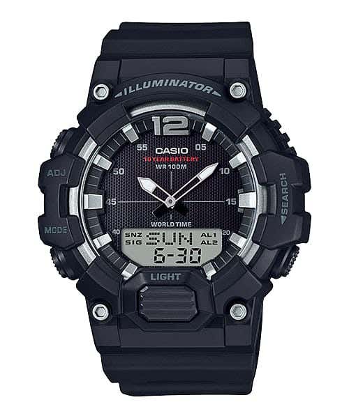 Casio HDC-700-1AVDF Casual Analog - Digital Watch for Men, Resin Band - Black