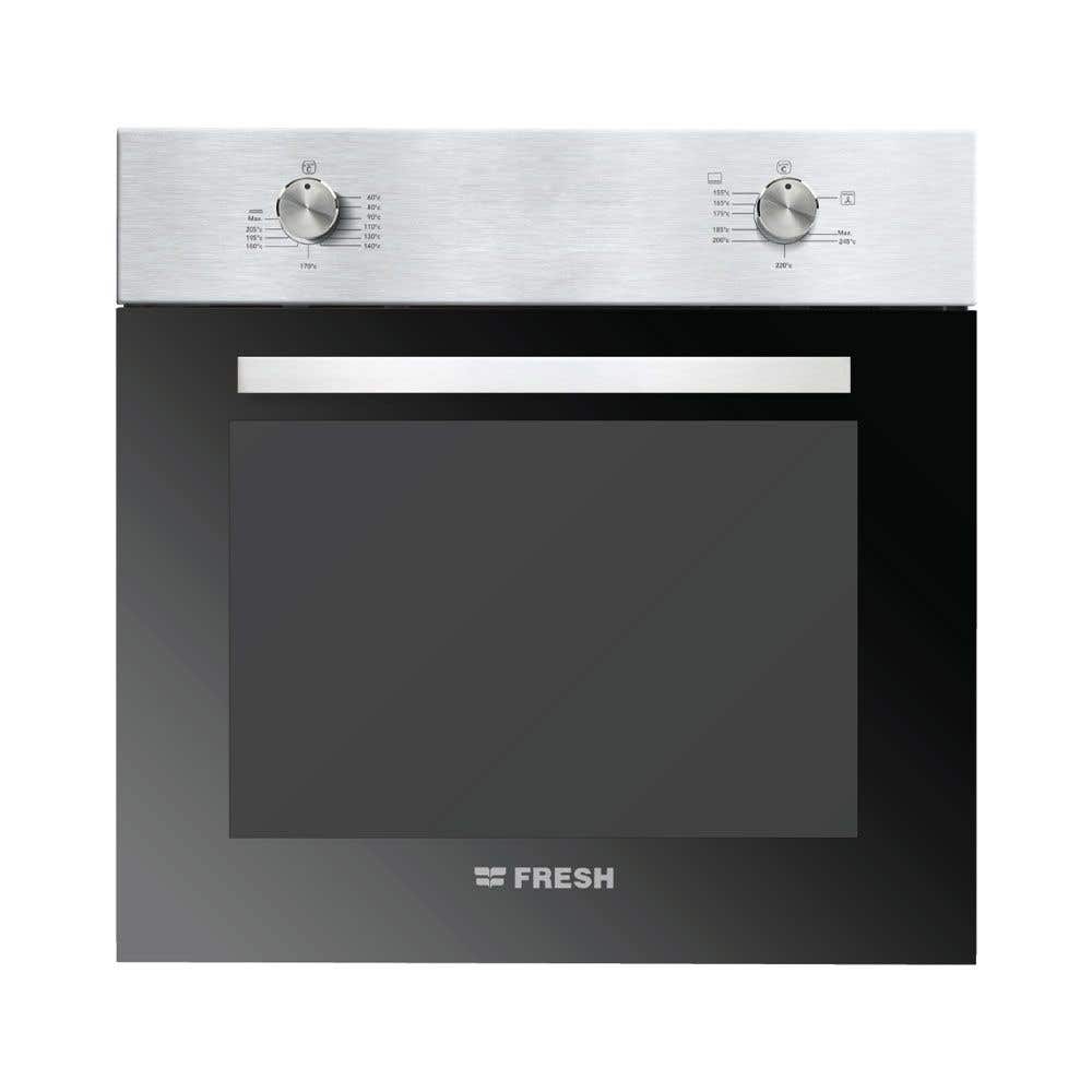 Fresh Built-in Gas Oven, 60cm, Gas Grill, Oven Fan and Cooling Fan, 500019719 - Black