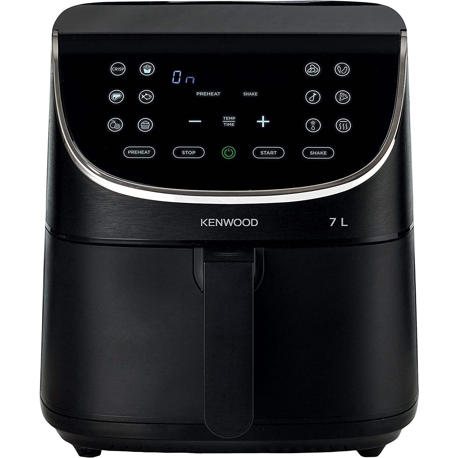 Kenwood HFP8000BK Electric Air Fryers, 1800 Watt, 7 Liter - Black