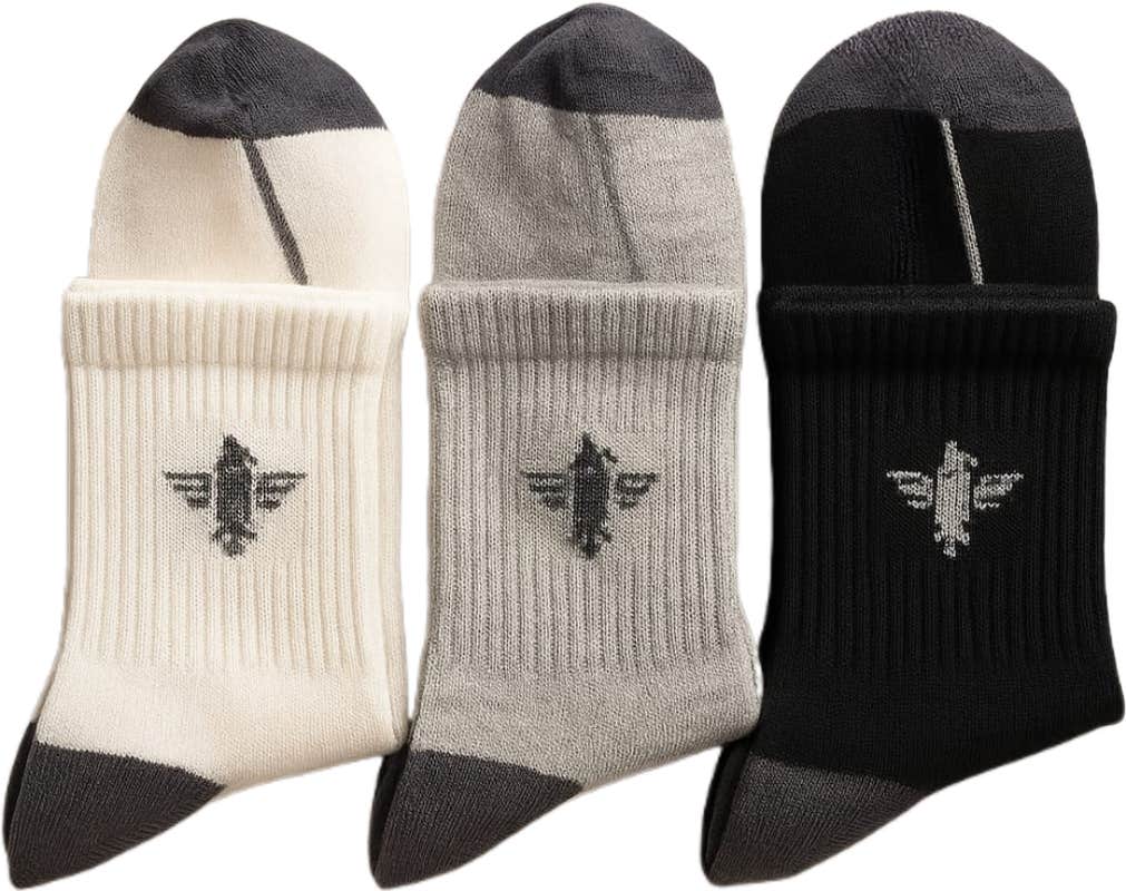 Men's Socks Set, 3 Pieces, 40-45, Multicolor