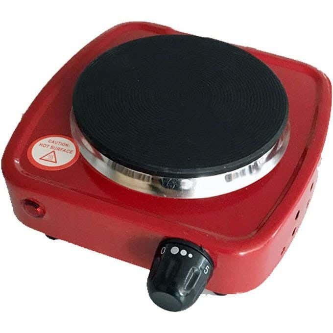 City Electric Stove, 500 Watts - Red