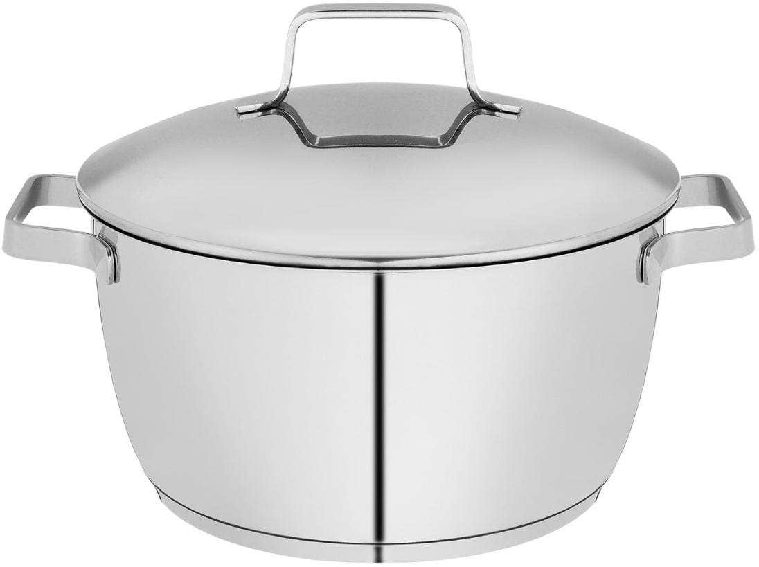 Zahran Stainless Steel Pot, 24 cm - Silver