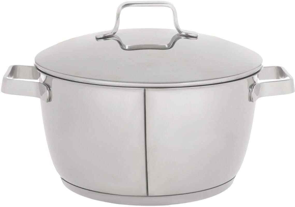Zahran Stainless Steel Pot, 26 cm - Silver