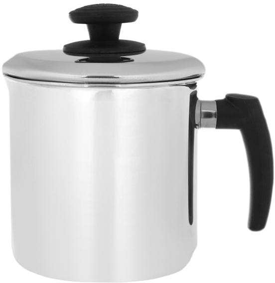 Nouval Stainless Steel Milk Pot, 12 cm - Silver