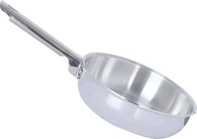 Nouval Aluminum Frying Pan, 20 cm - Silver