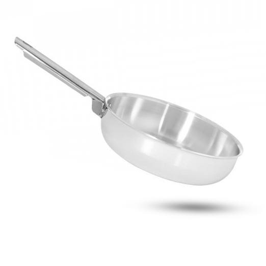 Nouval Aluminum Frying Pan, 22 cm - Silver