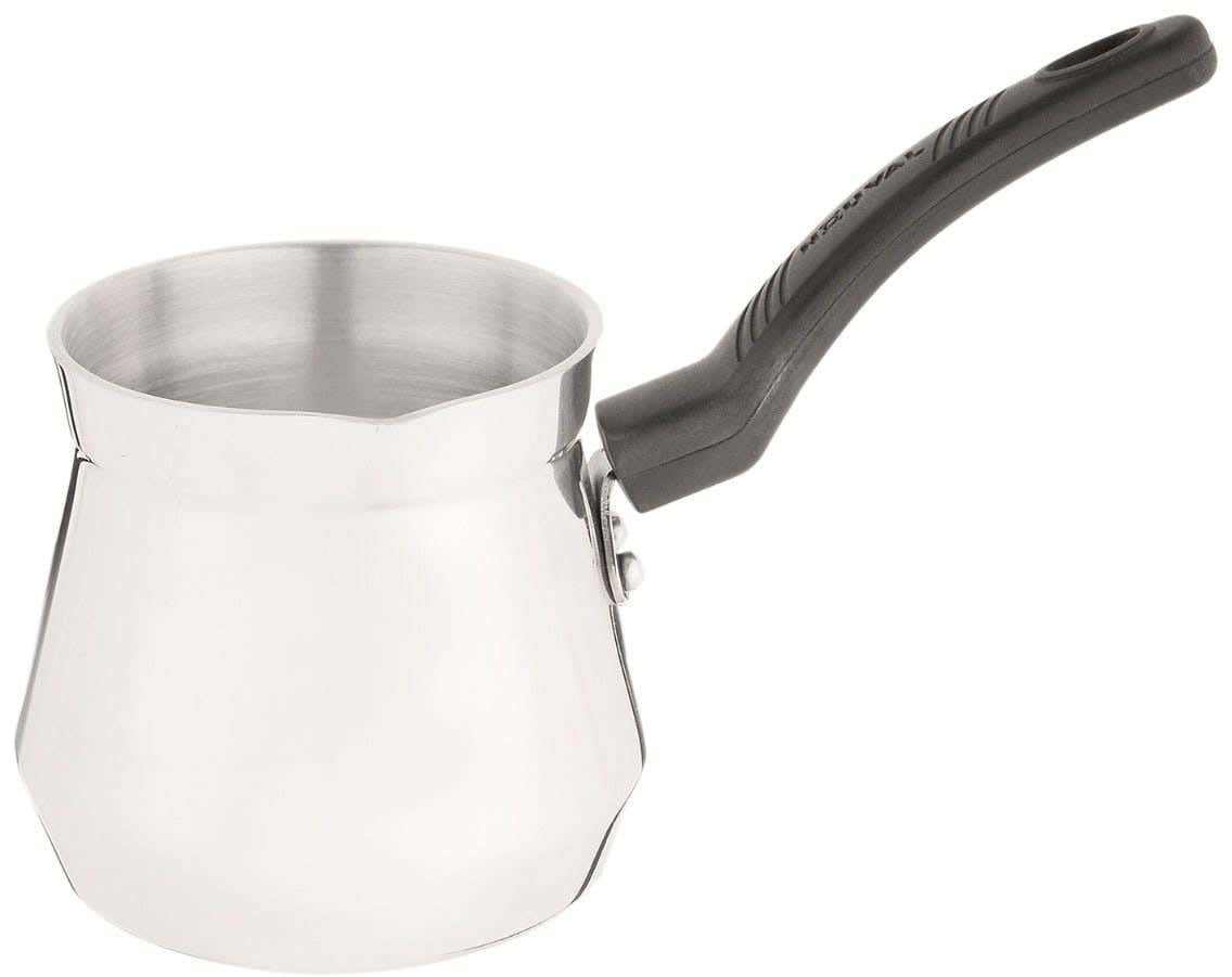 Nouval Aluminum Coffee Pot, Size 4 - Silver