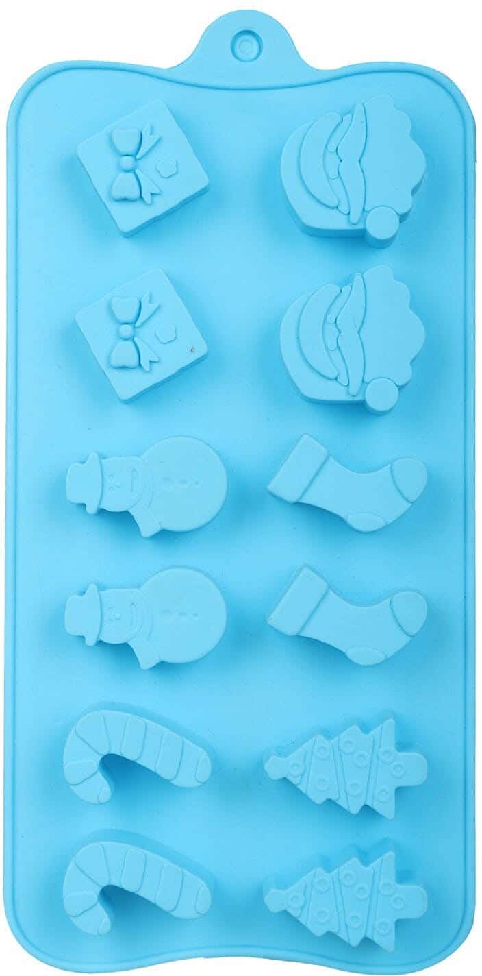 El Cheef Silicone Chocolate Mold, 20×10 cm - Turquoise
