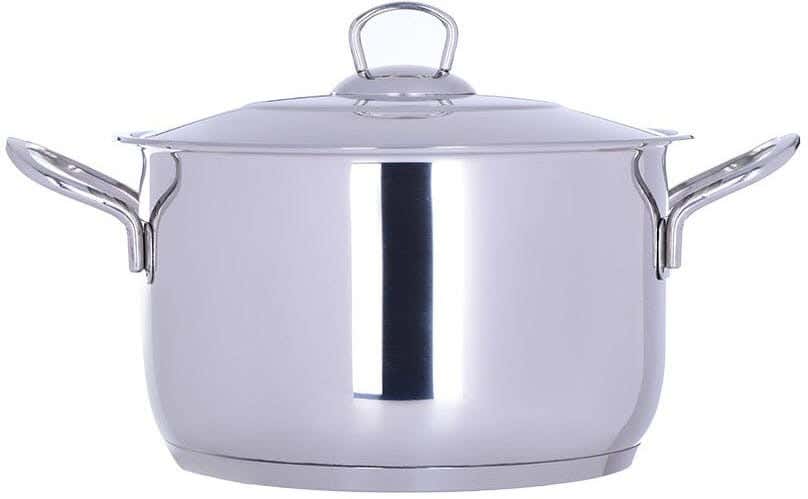 Zinox Stainless Steel Cookware Pot, 26 cm - Silver