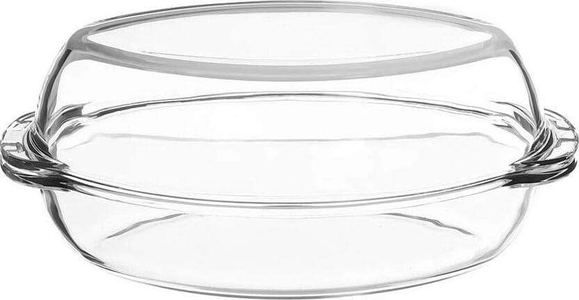 Pasabahce Oven Tray with Cover - Clear