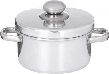 El Zenouki Power Aluminum Pot, 16 cm - Silver