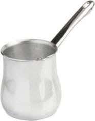 El Zenouki Aluminum Coffee Pot, size 4 - Silver