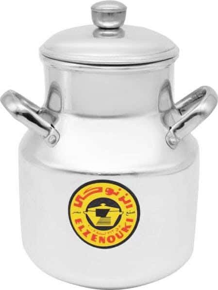 Power El-Zenouki Aluminum Bean Cooker, Size 3 - Silver