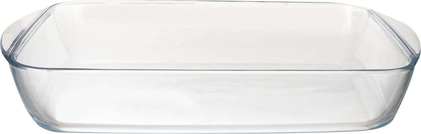 Pyrex Rectangular Thermal Glass Casserole, 4.9 Litres, 40X27 Cm - Clear