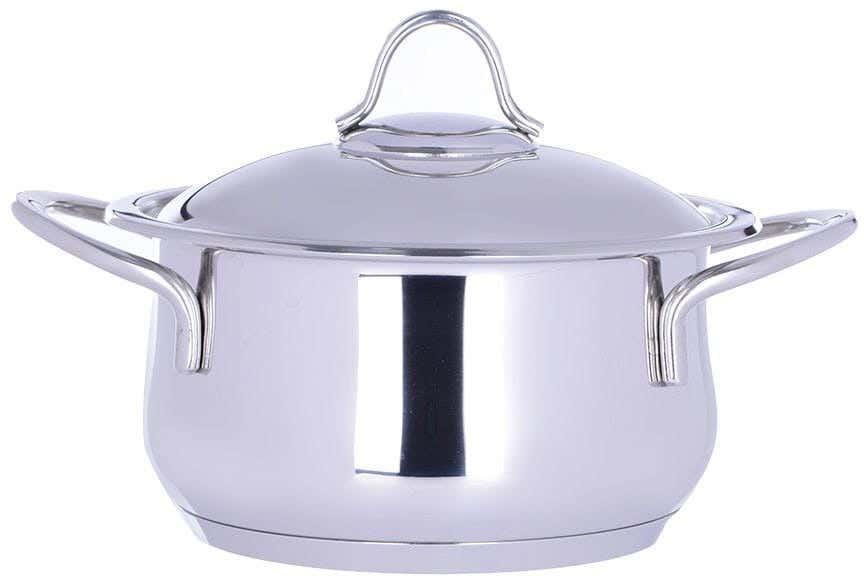 Zinox Stainless Steel Large Pot, 16 cm - Silver