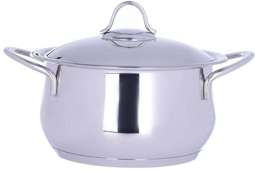Zinox Stainless Steel Large Pot, 18 cm - Silver