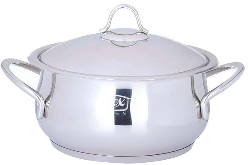 Zinox Stainless Steel Large Pot, 20 cm - Silver