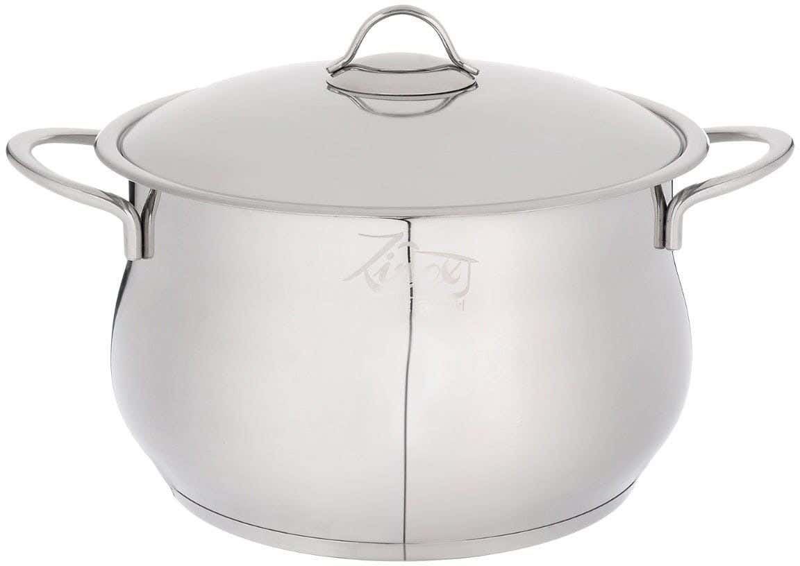 Zinox Stainless Steel Large Pot, 28 cm - Silver