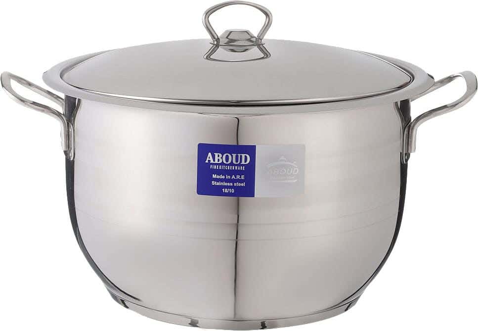 Aboud Original Stainless Steel Pot, Size 26 cm - Silver