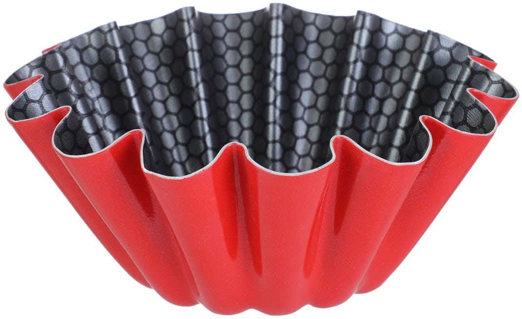 Trueval Teflon Cake Mold, 12 cm - Red