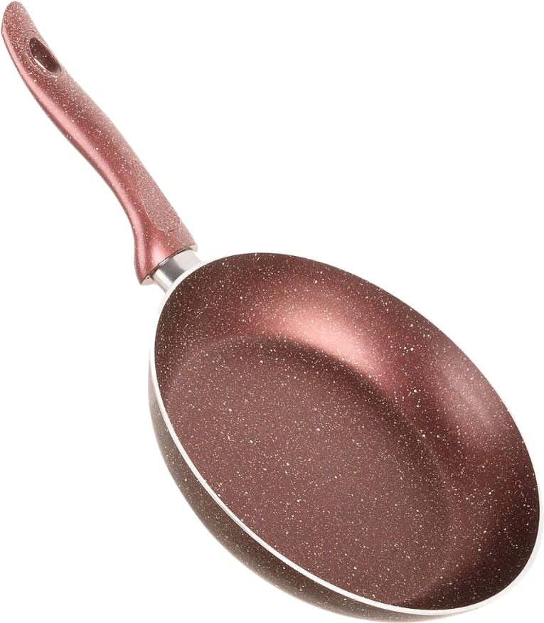 Nouval Granite Frying Pan, 24 cm - Dark Red