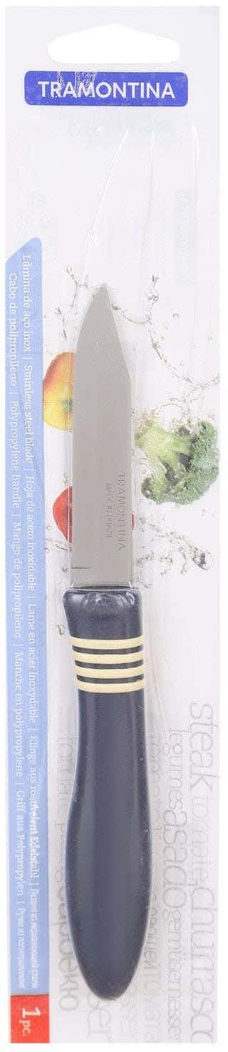 Tramontina Stainless Steel Paring Knife, 3 Inch - Navy