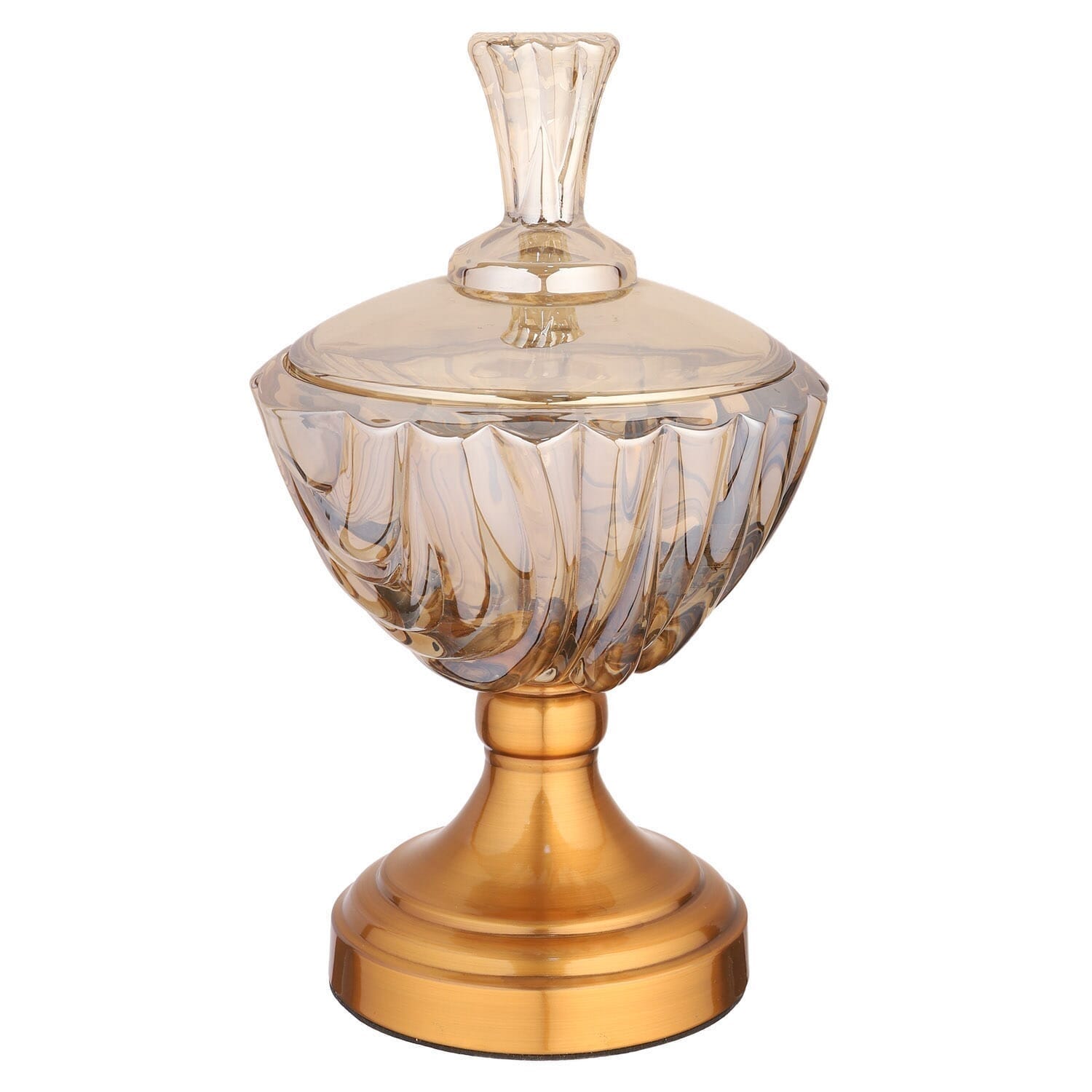 Glass Cooper Bonbonniere, 16×18 cm - Clear