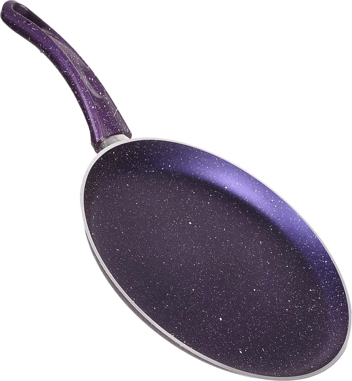 Tobacco Turkish Granite Crepe Frying Pan, 26 cm - Mauve