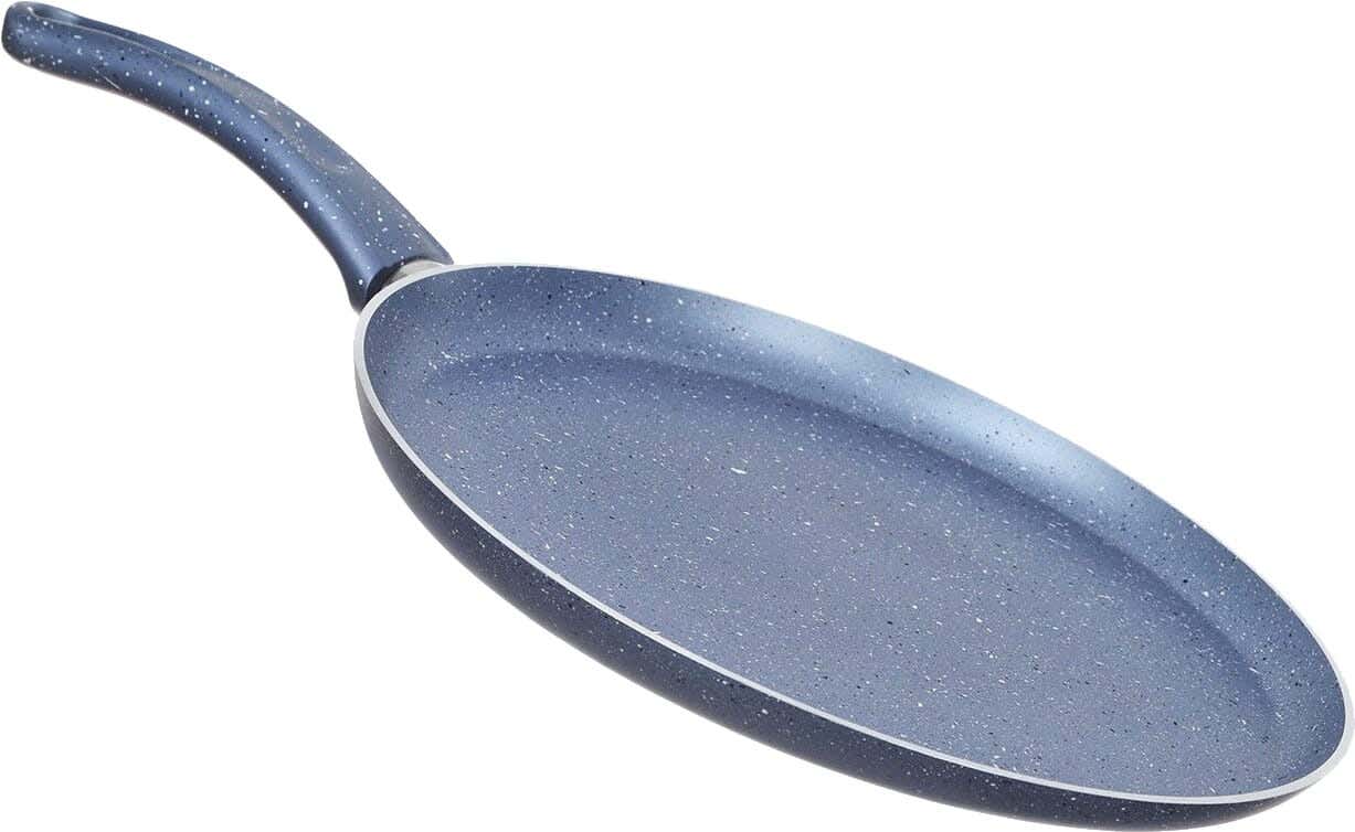 Tobacco Turkish Granite Crepe Frying Pan, 26 cm - Petrol