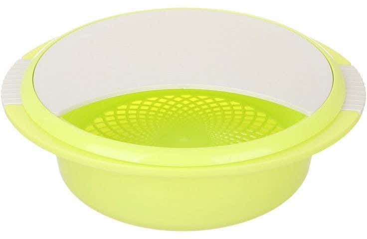 Winner Plast Plastic Cutting Board Set, 28×30 cm - Light Green Beige