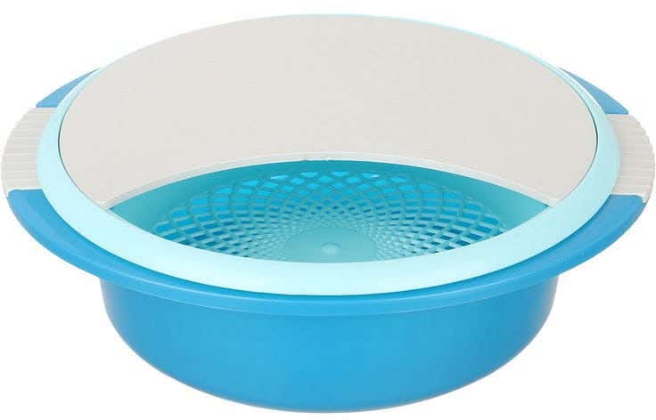 Winner Plast Plastic Cutting Board Set, 28×30 cm - Turquoise Beige