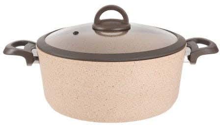 Cookin Aboud Granite Pot, 20 cm - Beige
