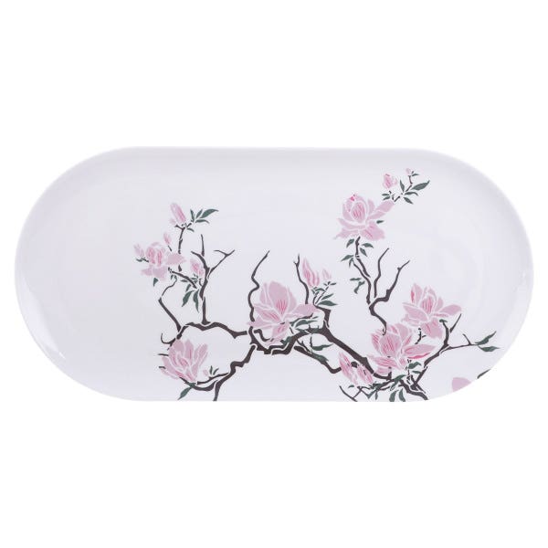 Bright Designs Melamine Oval Service, 52 cm - White
