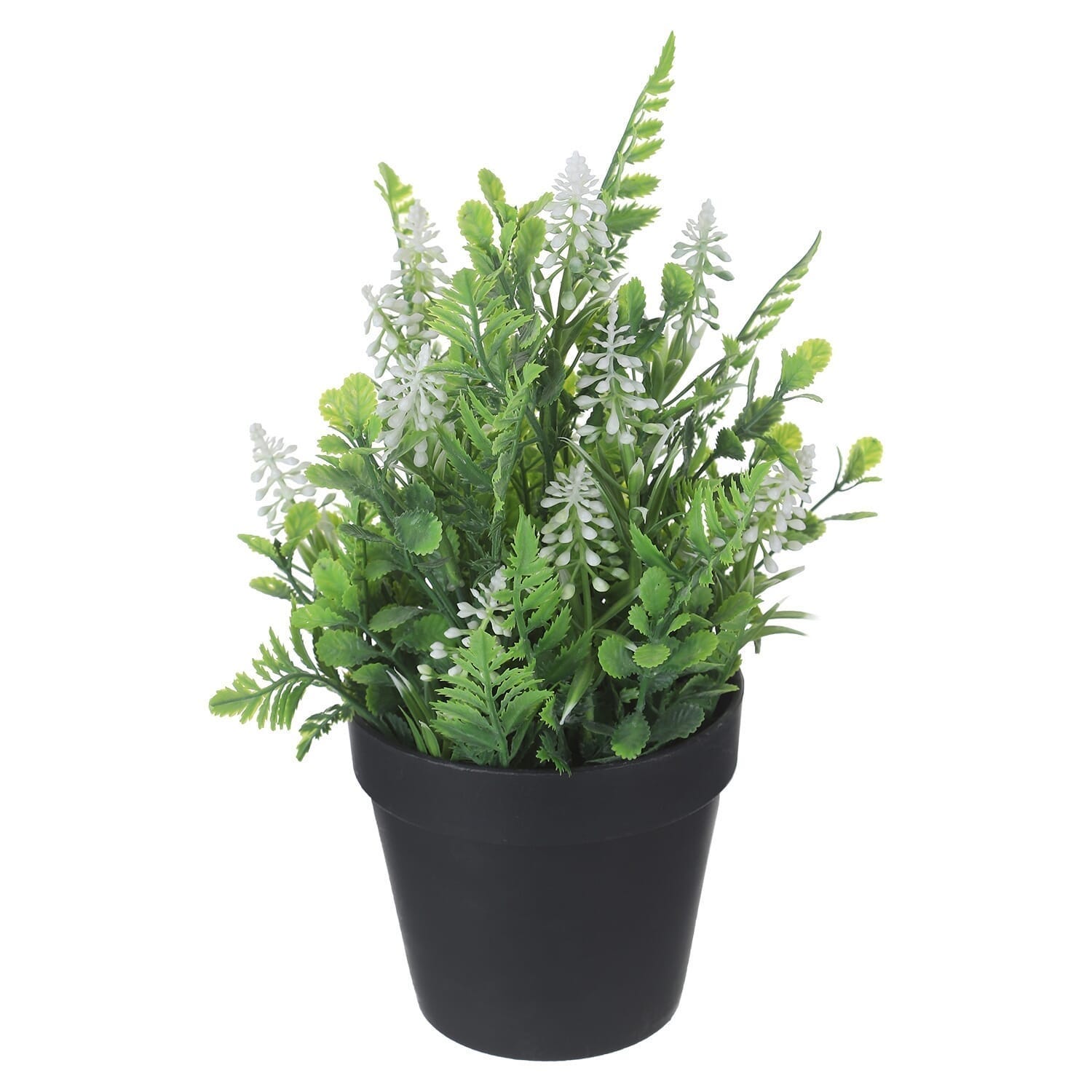 Round Plastic Vase, Cup Shape, 11×14 cm - Green