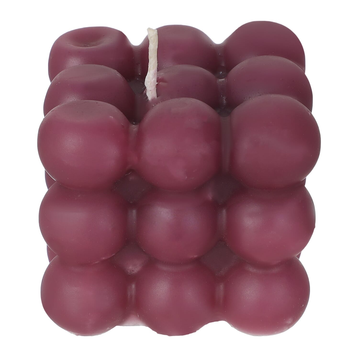 Cube Shape Fragrance Candle , 6X6 cm - Purple