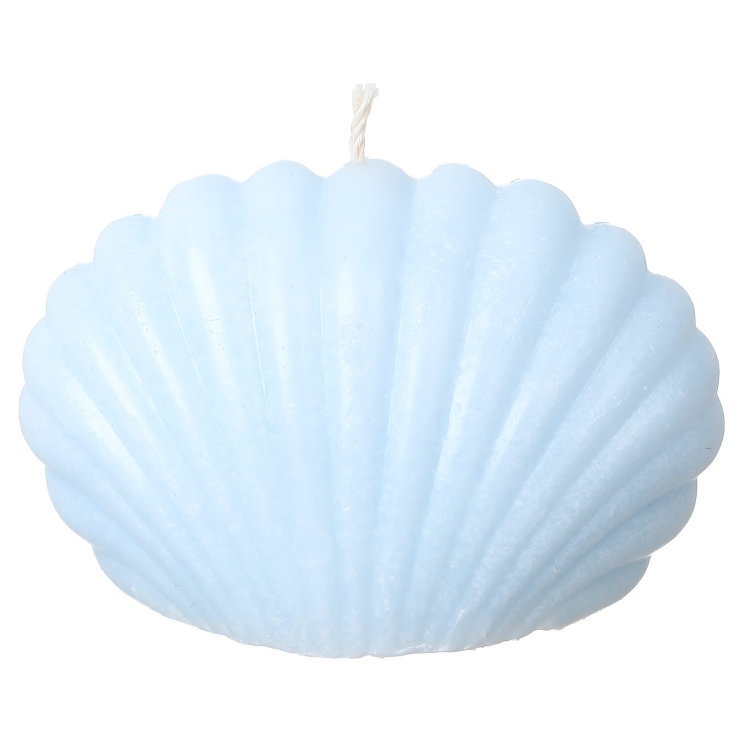 Scented Candle Shape of Bowl, 9×7 cm - Light Blue