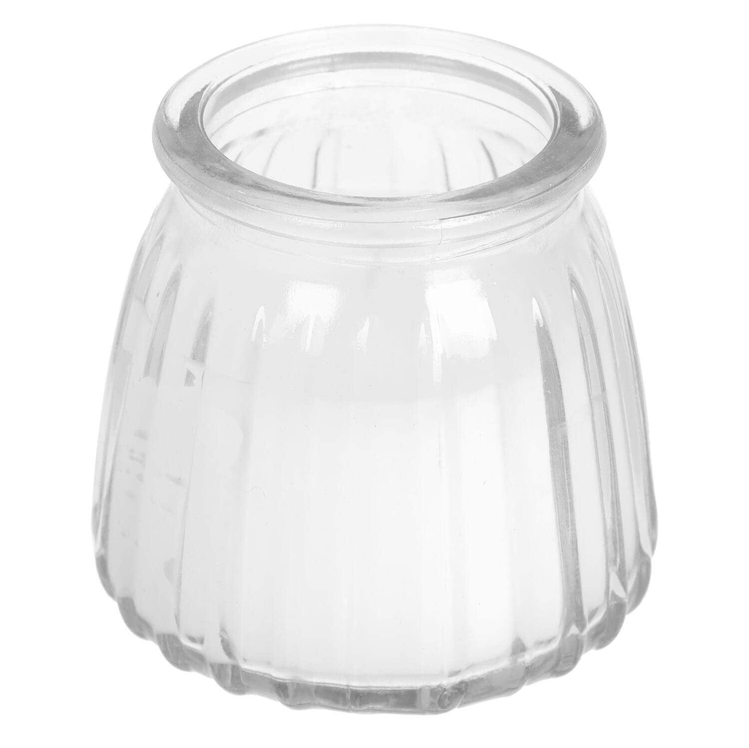 Scented Candle In Glass, 5×7 Cm - White
