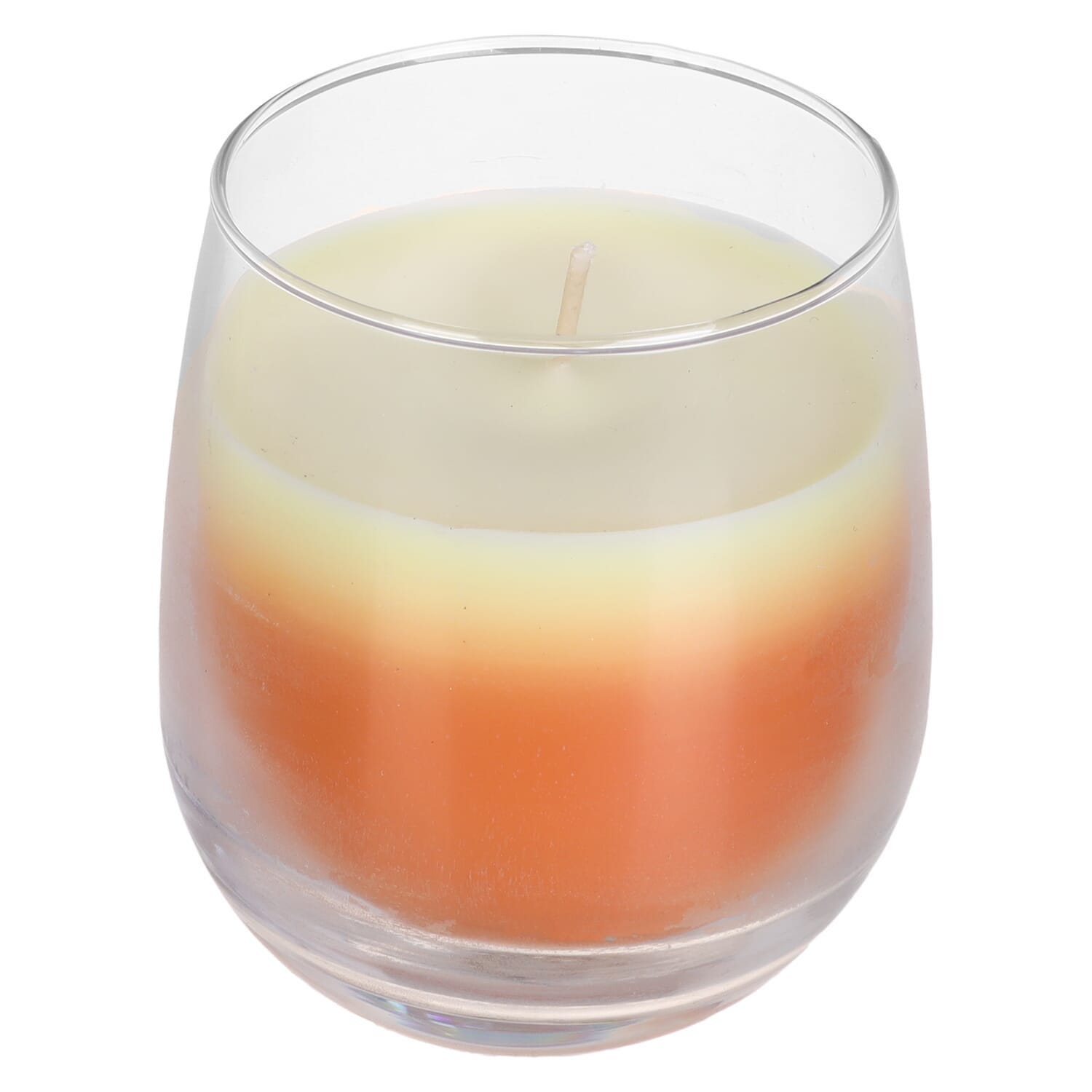 Scented Candle In Glass, 8×7 Cm - Orange
