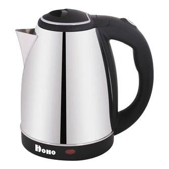 Hoho Stainless Steel Electric Kettle, 1.5 Liter - Black Silver